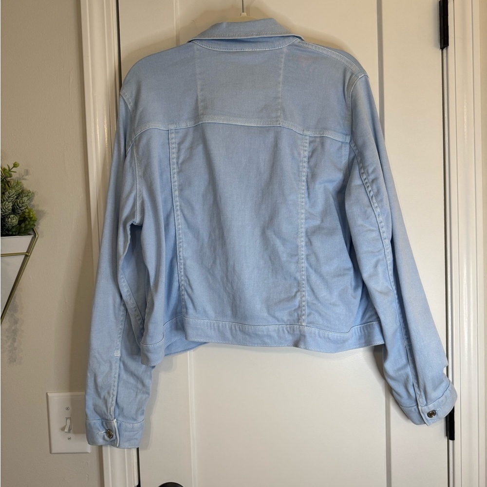 Michael Kors Lt Blue Denim Jacket - Picture 6 of 6